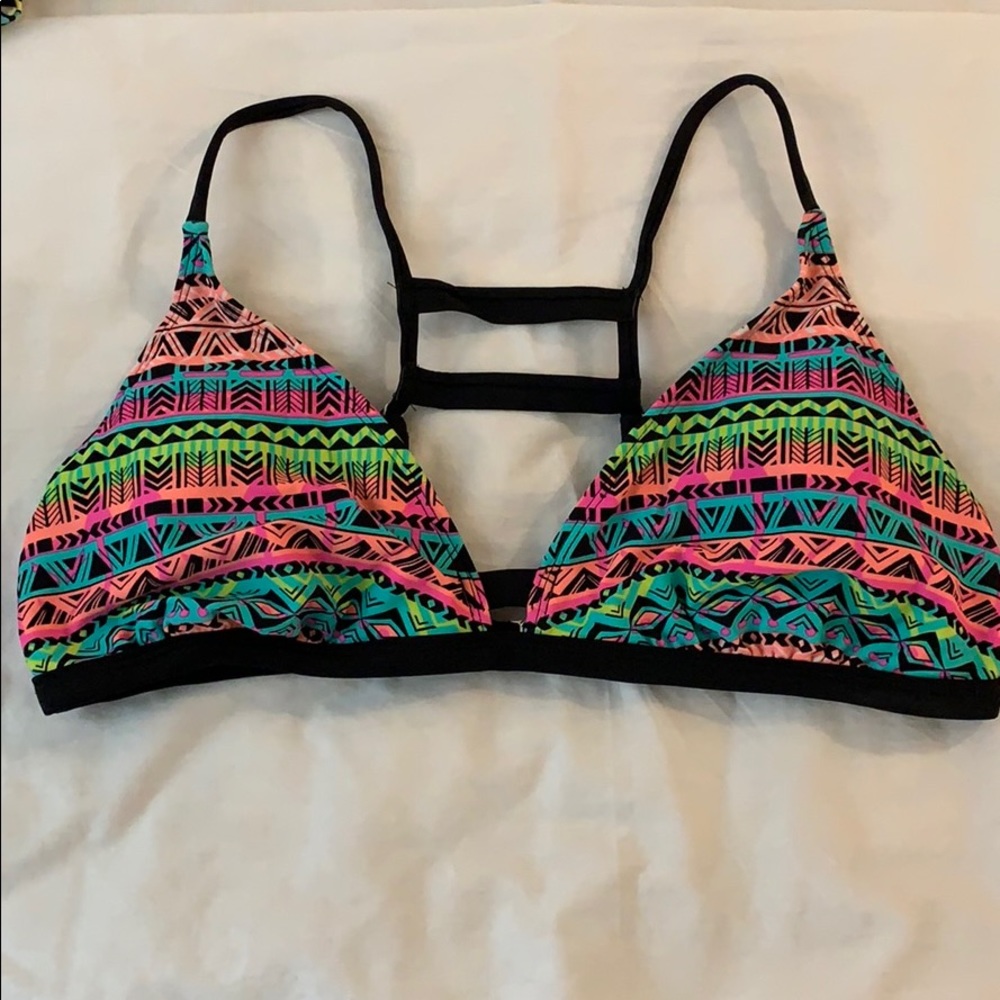 Aztec Multicolored Xhilaration Swim top